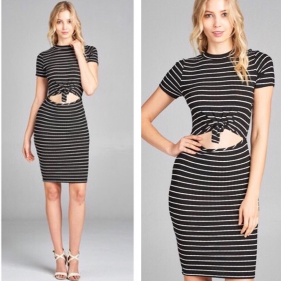 Strip Cutout Twist Front Dress 🔥🔥 - Picture 3 of 3